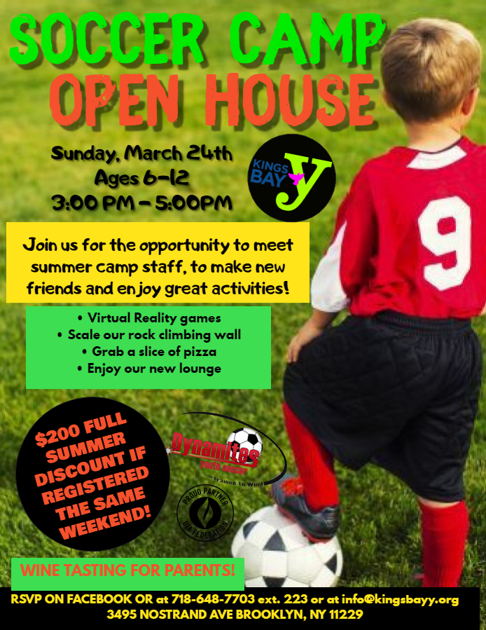 Summer Soccer Camp Open House