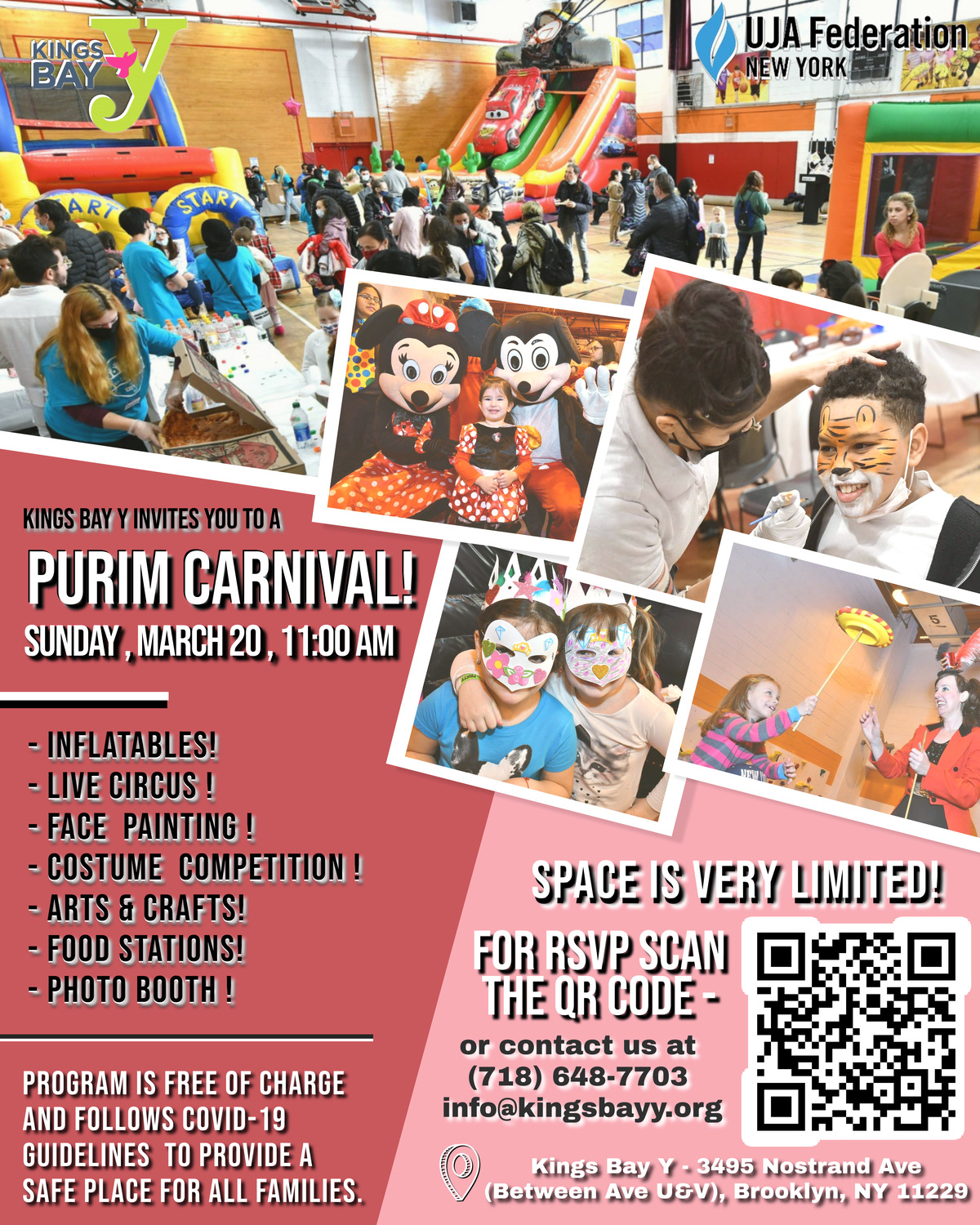 Purim Carnival Kings Bay Y